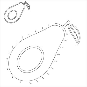 Avocado Icon Dot To Dot Y_2209001