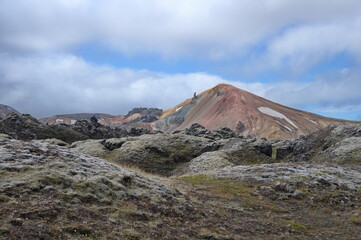Beautiful landscape of Landmannalaugar Rainbow mountains, Iceland