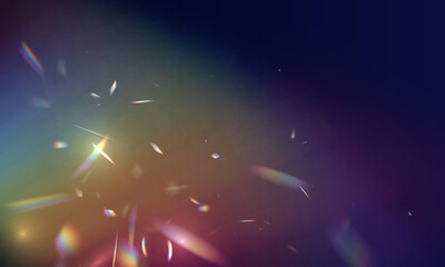 Png Background with light bokeh effect. Gorgeous Christmas background with glowing dust. Transparent light refraction pattern for adding effects to backgrounds and objects.