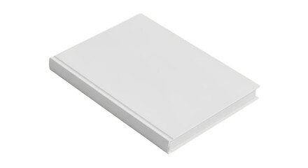 Blank White Book Mockup