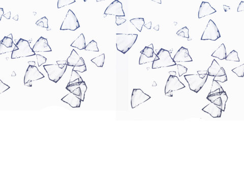 Abstract geometric forms with a dark horizon, potentially for use as a textured background  Transparent Background 