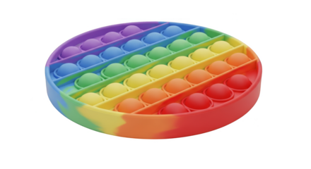 Rainbow Pop It Fidget Toy Stress Relief