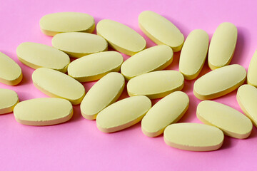 Vitamin C tablets for immune support.