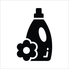 Obraz premium Modern glyph style icon of laundry scent bottle