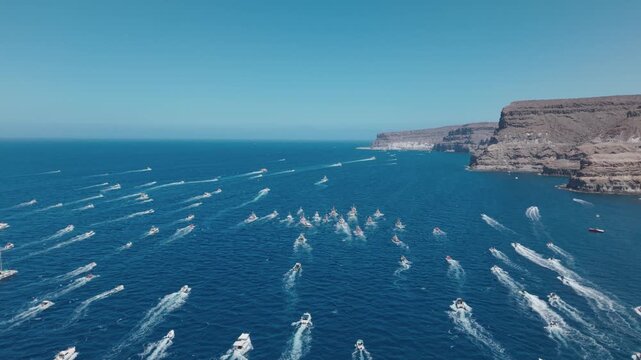 embarcacion virgen del carmen 4k, Canarias. VERANO 