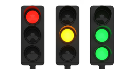 Traffic Light Signals Red Yellow Green