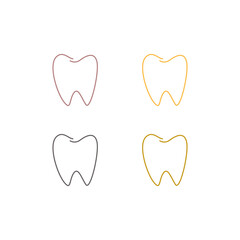 Dental Clinic, Dentist Tooth Logo Sign Symbol
