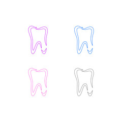 Dental Clinic, Dentist Tooth Logo Sign Symbol
