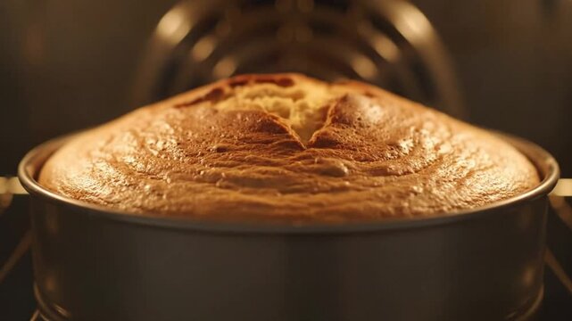 video of whole wheat bread rising in the oven, food video, video asset, food advertisement, chef