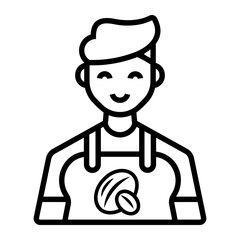 barista Line Icon