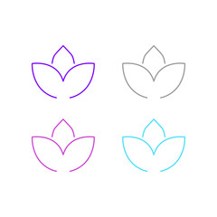 Natural Ayurveda Massage Spa Resort Logo Sign Symbol
