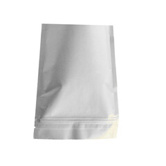 Blank White Stand-Up Pouch Versatile Mockup for Food, Snacks, and Product Packaging Design to showcase freshness