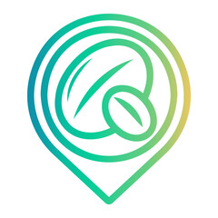barista Line Gradient Icon