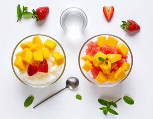 muesli with fruits and berries