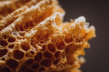 Close-up honeycomb texture (1)