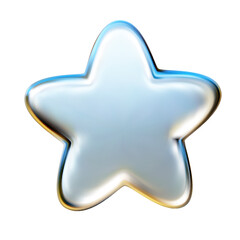  3d star icon. Vector illustration