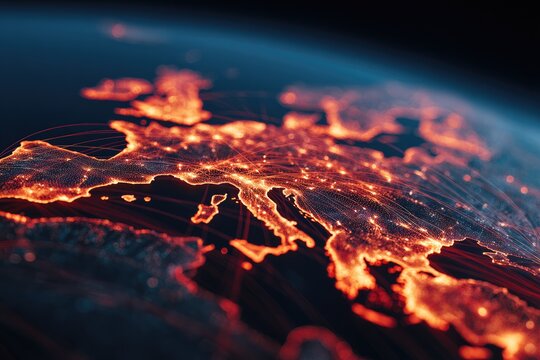 Illuminated European Region - Powered by Adobe