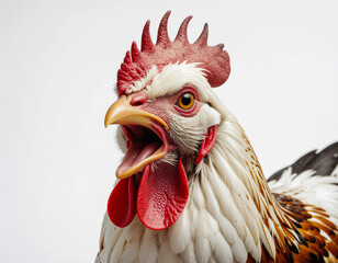 A hen's head