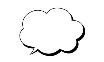 ポップな吹き出し