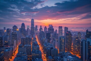 Obraz premium Vibrant Spring Meadows Tableau with Beautiful Scenery and Colorful Skies