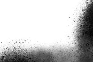 High Contrast Grunge Overlay in Black and White – Abstract Rough Texture for Design