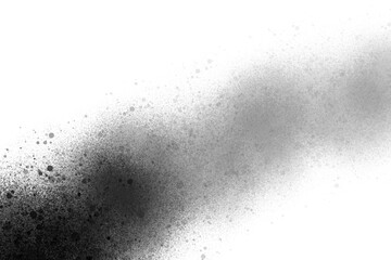 High Contrast Grunge Overlay in Black and White – Abstract Rough Texture for Design