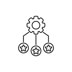 Icon a organization, isolated against a clean background.
