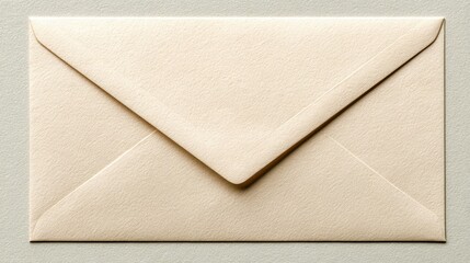 Window Envelope. Blank Envelope with Window for Mail Postage, Isolated on White Background