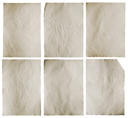 Vintage Textured Paper Background Collection Set