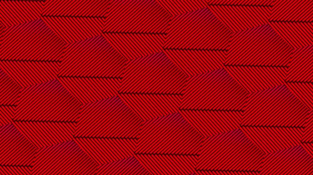 Red Hexagon Geometric Pattern Textile Background