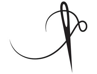 NEEDLE AND THREAD SILHOUETTE