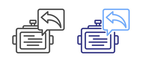 Auto Replay Bot icon color