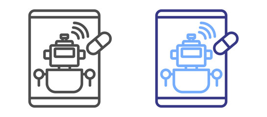 AI Pharmacy Assistance icon color