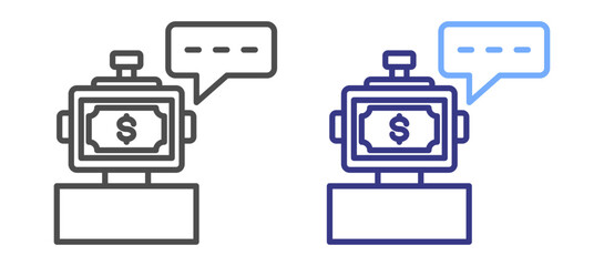 Chatbot for Finance icon color