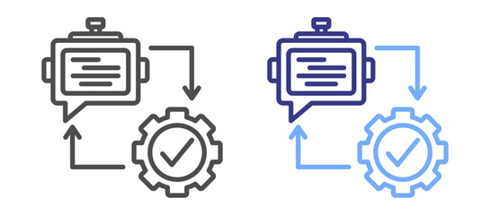 AI Chatbot Integration icon color