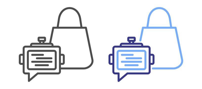 AI Shopping Assistance icon color