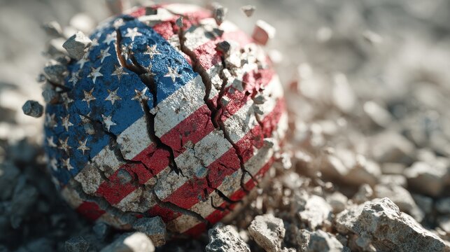 America Decay: Stagflation Crisis Causing Economic Decline in the USA - Powered by Adobe