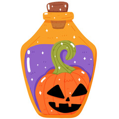 Halloween Spooky Potion Bottles, Poison, Witchcraft 