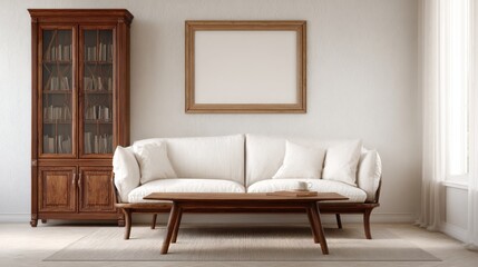 Fototapeta premium Cozy, classic living room