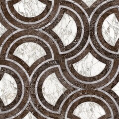 Geometric decor.modern marble mosaic, abstract background, wallpaper, hexagon tile. Parquet floor elements. Ceramic tile design. Marble and wooden textures.