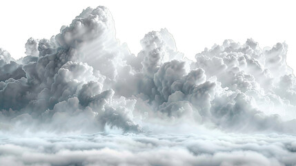 Dramatic Cloud Formation: Stunning Grey & White Sky Texture