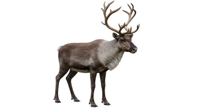 Isolated Caribou Reindeer