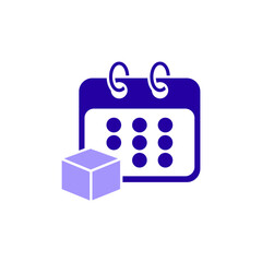 Fototapeta premium Icon a logistics, isolated against a clean background. 