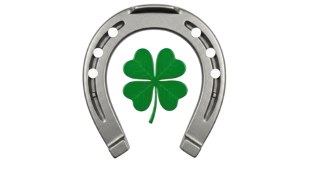 Isolated Horseshoe Clover