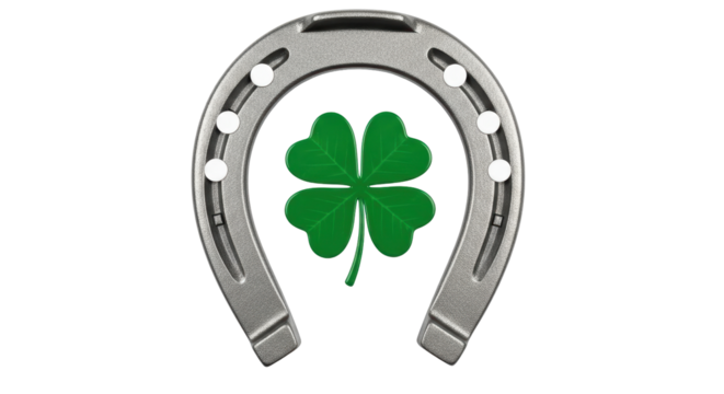 Isolated Horseshoe Clover - Powered by Adobe