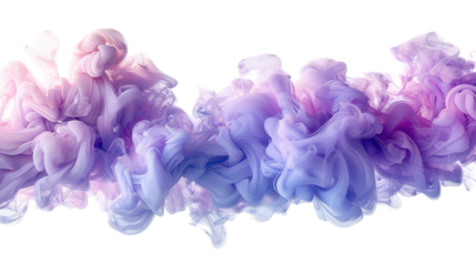 Vibrant Purple and Pink Ink Swirls: Abstract Background Texture for Design Projects