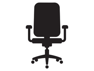 Fototapeta premium OFFICE CHAIR SILHOUETTE