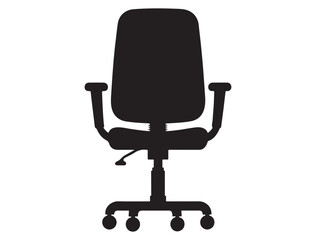 Fototapeta premium OFFICE CHAIR SILHOUETTE