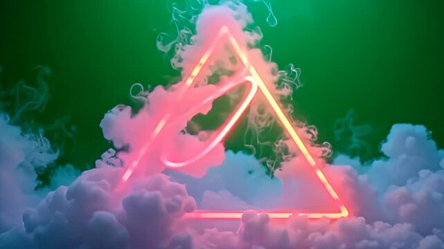 Amidst adenine background of sparkly fog, adenine vagrant disturbance muzzy conceptual triangulum give of glow locoweed uprise slowly, squirm comparable adenine dancer, companion past smooth