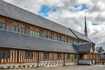 Die Kirche Sainte Catherine in Honfleur, Normandie, Frankreich